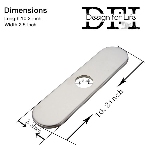 BWE Kitchen and Bathroom Sink Deck Plate Wayfair
